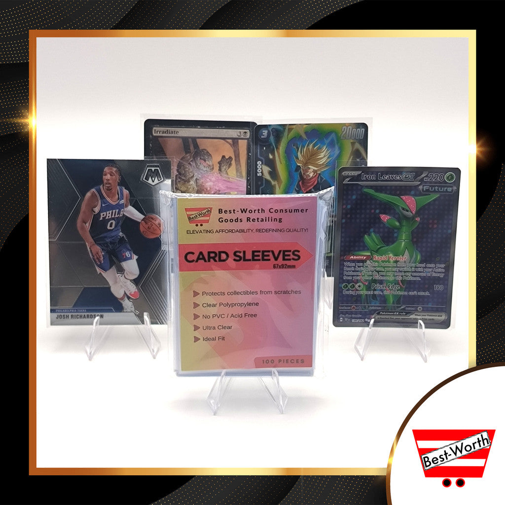 Best-Worth 50 Micron Penny Sleeves (67x92mm) for NBA & Sports Cards Best-Worth 50 Micron Penny Sleeves (67x92mm) for NBA & Sports Cards