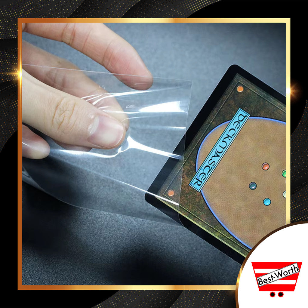 Best-Worth 50 Micron Penny Sleeves (64x89mm) – Perfect Fit